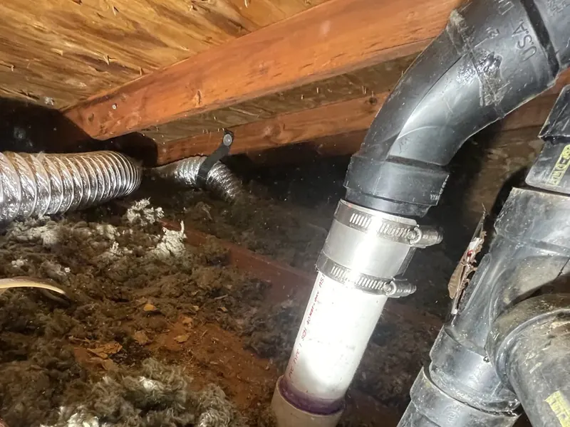 Basement plumbing rough-in and drain piping for Basement Plumbing in Pottstown, PA in Pottstown, PA on this page detail