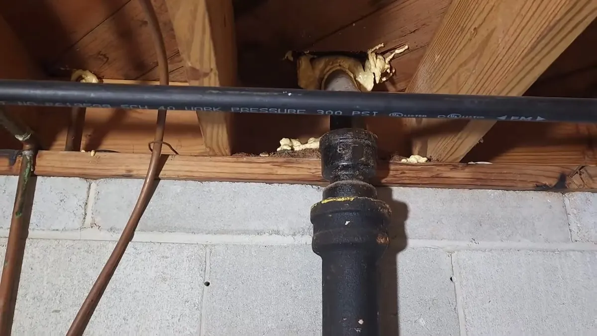 Corroded cast iron drain pipe section for Plumber in East End Pottstown, PA | Pottstown Plumbing Pros in East End Pottstown, PA