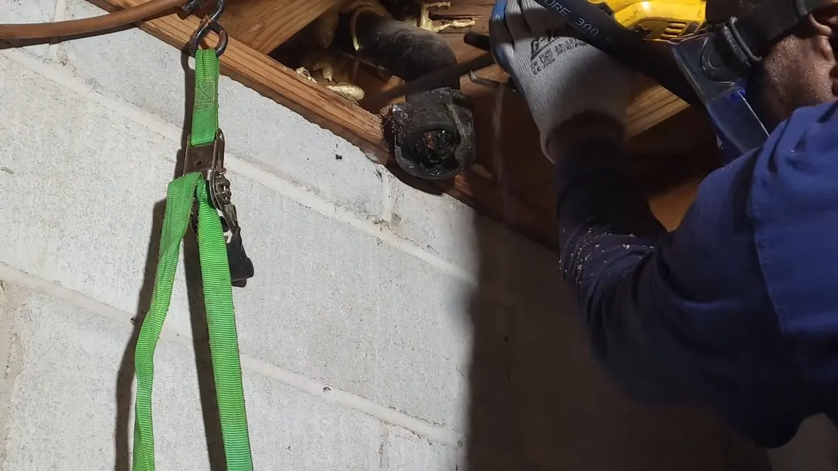 Corroded cast iron drain pipe section for Plumber in North Pottstown, PA | Pottstown Plumbing Pros in North Pottstown, PA