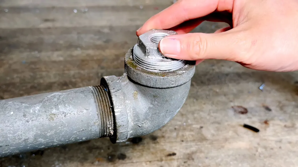 Corroded cast iron drain pipe section for Plumber in Stowe, PA | Pottstown Plumbing Pros in Stowe, PA