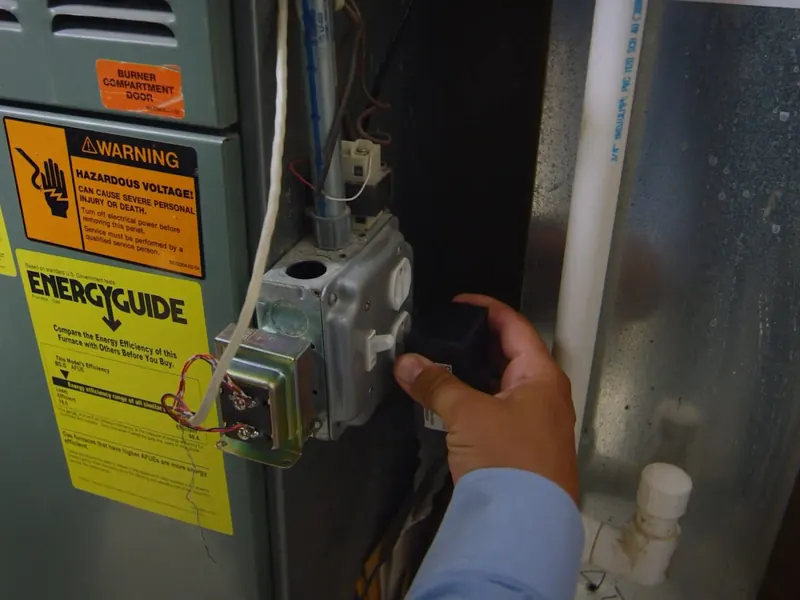 Gas line valve and piping connection for Gas Line Installation and Repair in Pottstown, PA in Pottstown, PA on this page