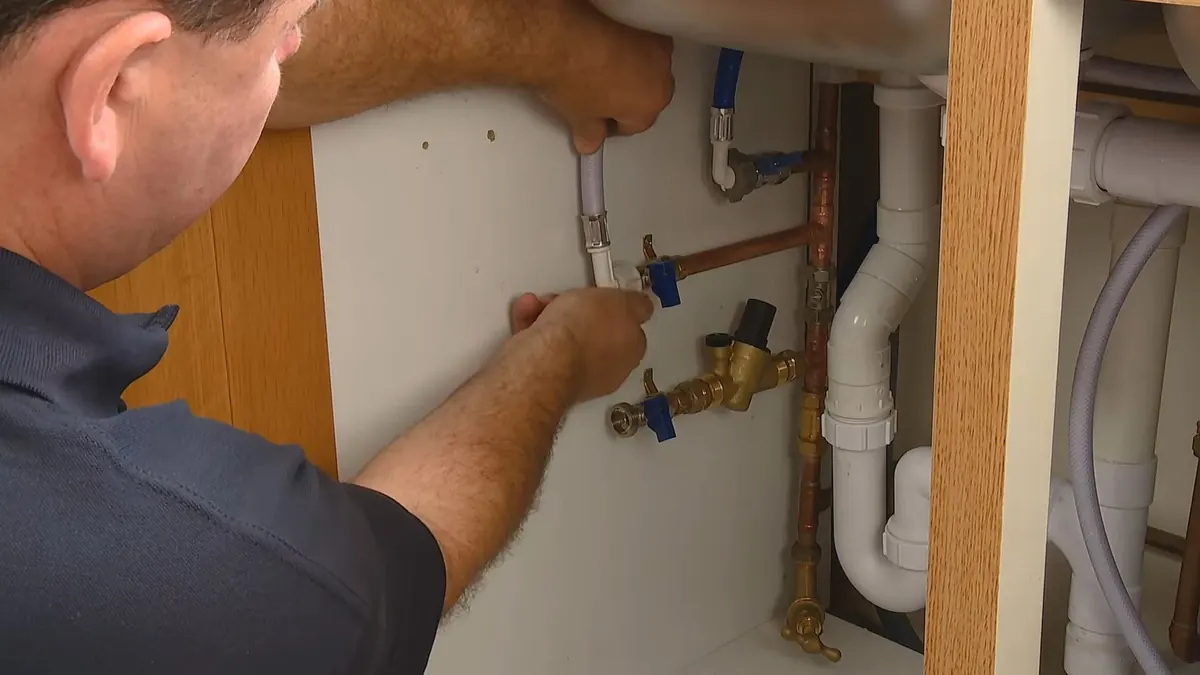 Sink faucet and supply connection for Plumber in Sanatoga, PA | Pottstown Plumbing Pros in Sanatoga, PA