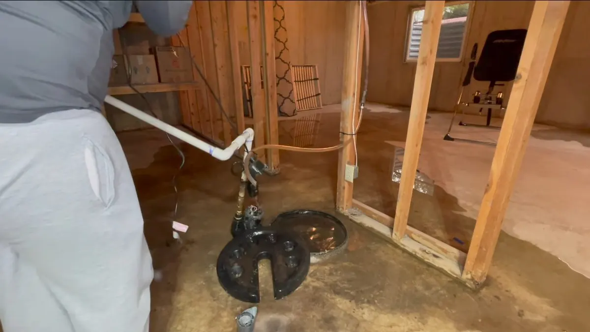Sump pump installed in a basement pit for Sump Pump Battery Backup: Why It Matters in Pennsylvania Winters in Pottstown, PA
