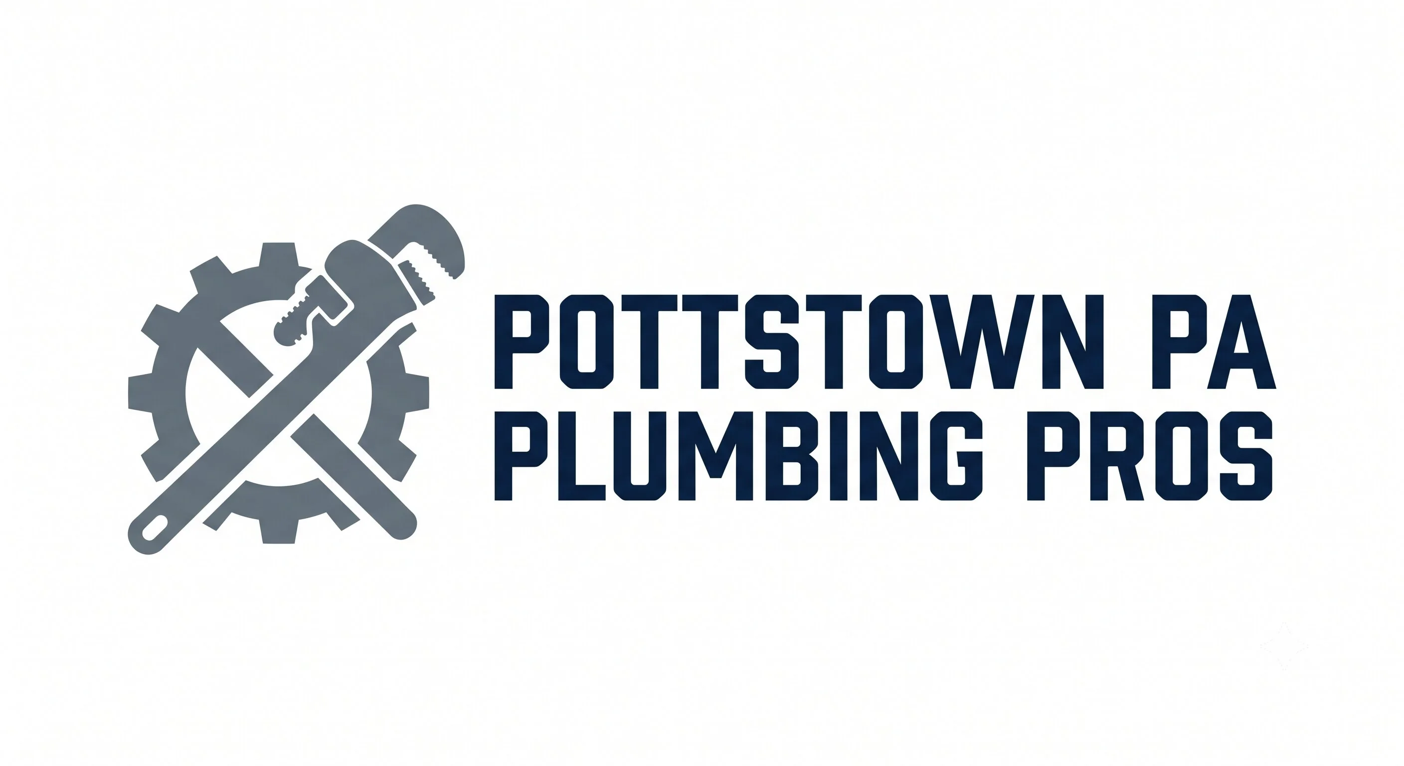 Pottstown PA Plumbing Pros logo, homepage header, licensed PA plumber for the Schuylkill Valley